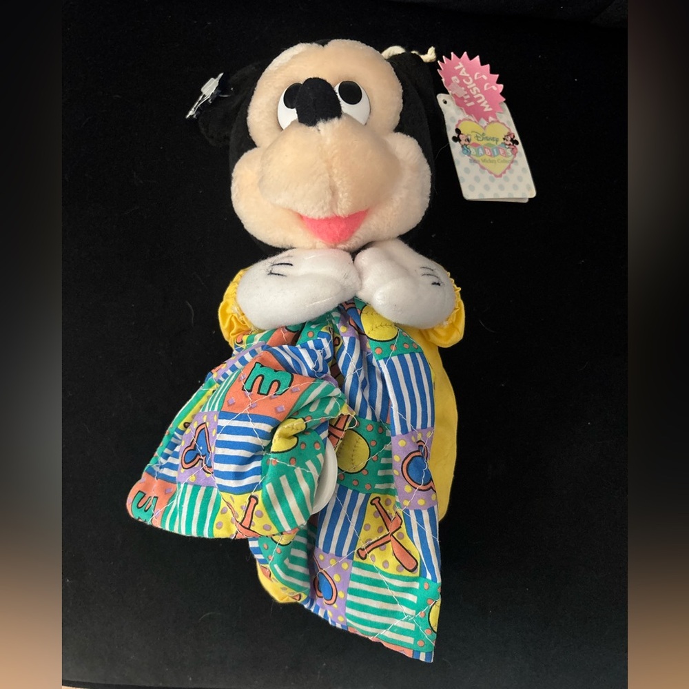 1980’s Vintage Mickey Mouse Pull String Musical Plush
